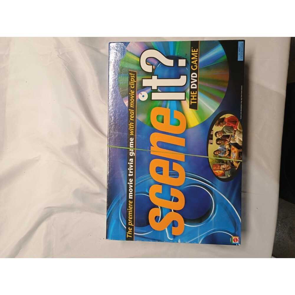 Scene It? The DVD Movie Trivia Board Game Open Box Complete 2003 Family